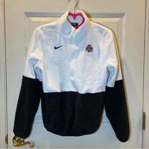 Ohio State Nike half zip fleece